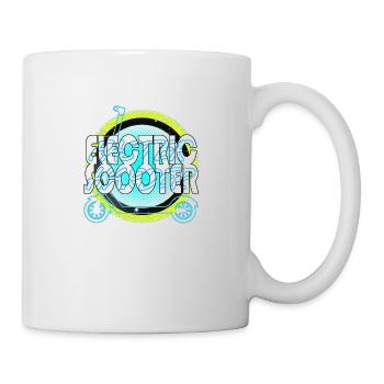 Electricscooter Faster Harder Escooter - Mug - white - Right