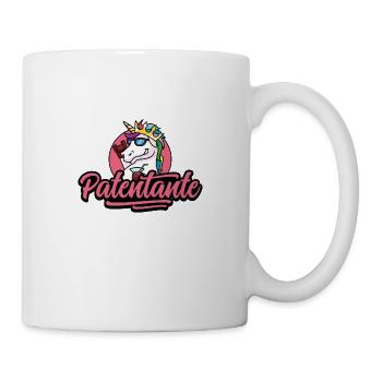 Die allerbeste Patentante Einhorn - Tasse - Weiß - Rechts