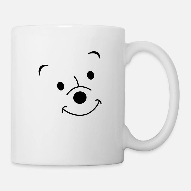 Lachender Bär - Tasse - Weiß