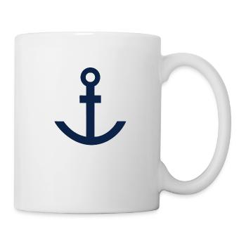Anchor blue - Mug - white - Right