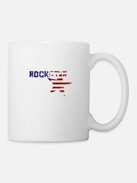 US Rock Star - Tasse - Weiß