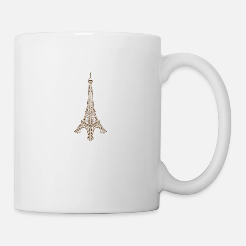 Eiffelturm - Tasse - Weiß
