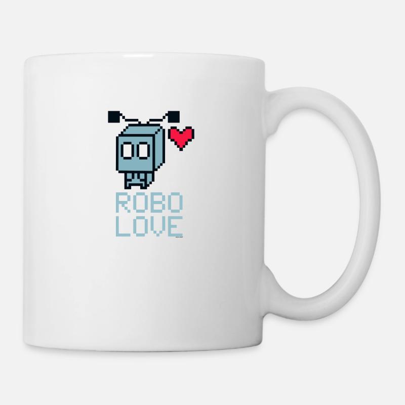 ROBO LOVE - Tasse - Weiß