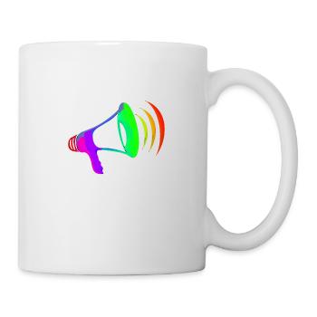 Megaphone colorful - Mug - white - Right
