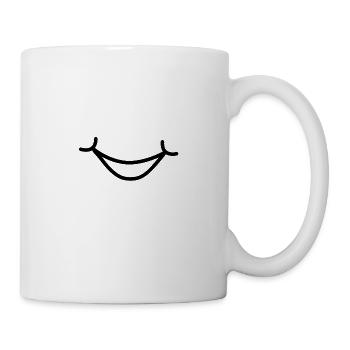 Mouth nose face mask laugh mouth laugh smile - Mug - white - Right