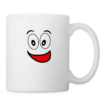 lustiger Mundschutz - Tasse - Weiß - Rechts