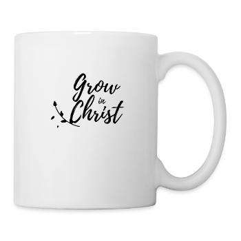 Wachsen in Christus - Tasse - Weiß - Rechts