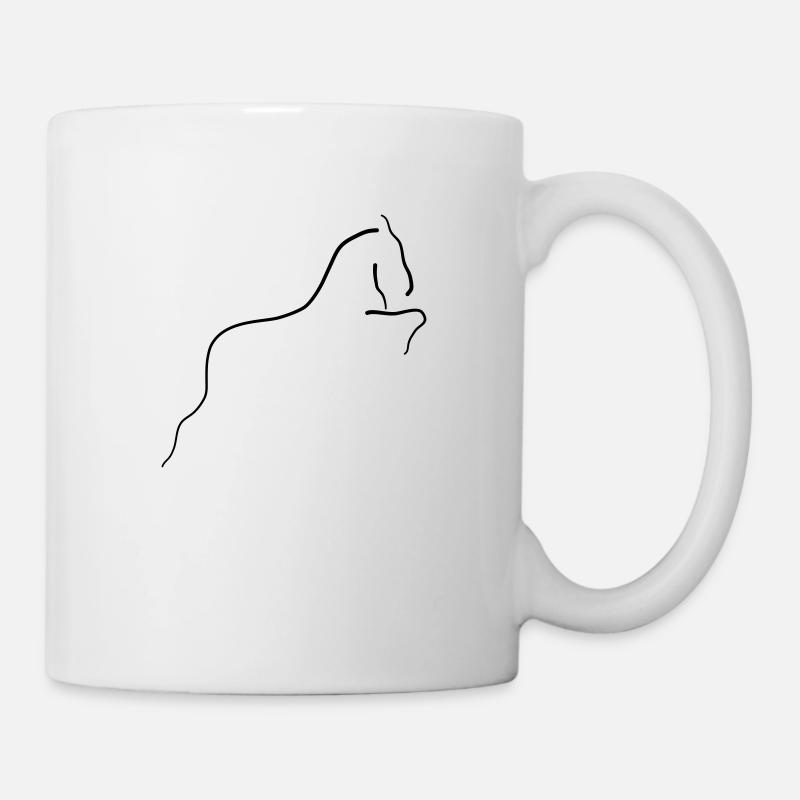 horse - Mug - white