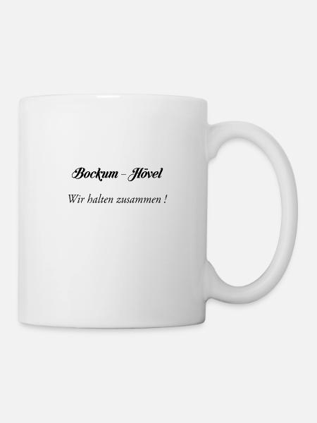 Bockum-Hövel - wir halten zusammen - Tasse - Weiß