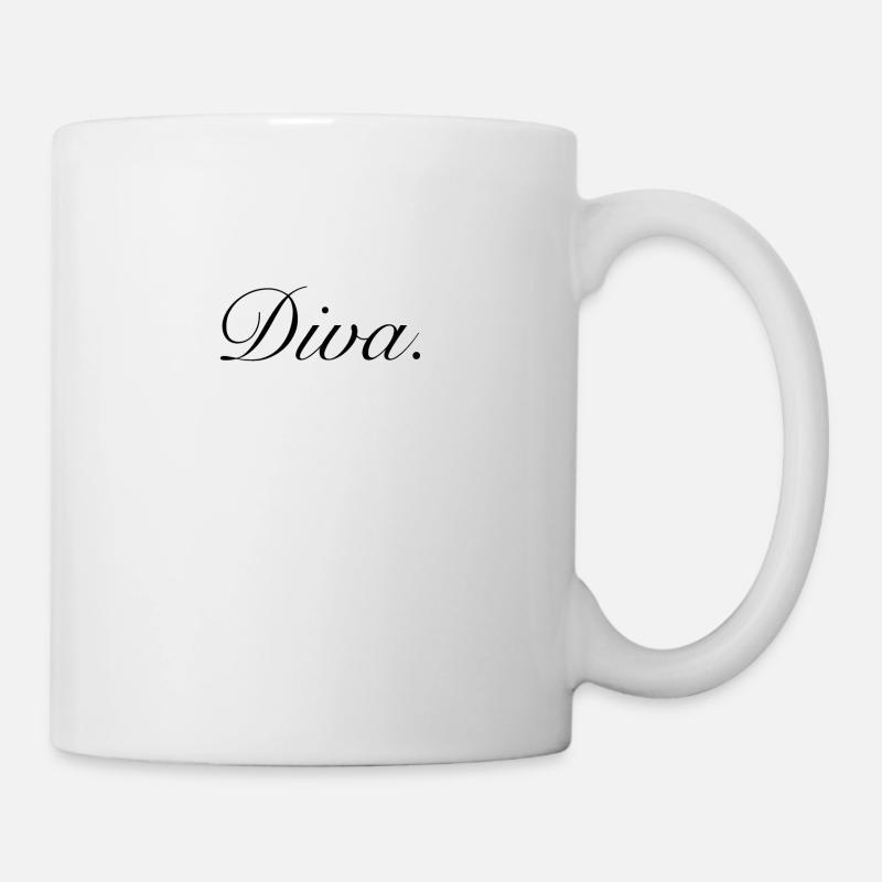Diva - Tasse - Weiß