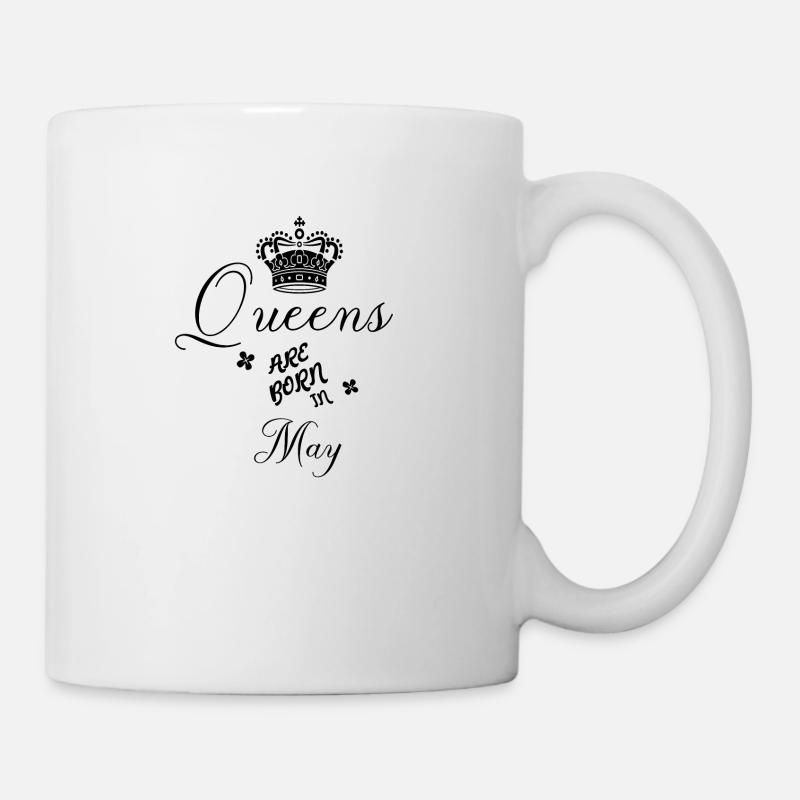Queens are Born in May - Tasse - Weiß