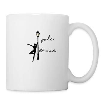 Pole dance on a lantern - Mug - white - Right
