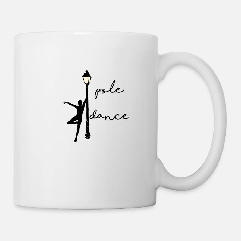 Pole dance on a lantern - Mug - white