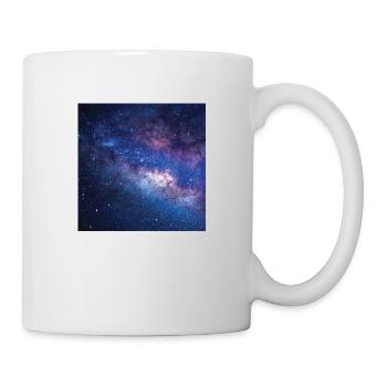 Weltraum Muster - Tasse - Weiß - Rechts