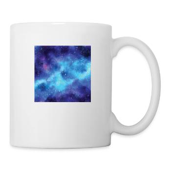 Weltraum Muster - Tasse - Weiß - Rechts