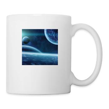 Weltraum Muster - Tasse - Weiß - Rechts
