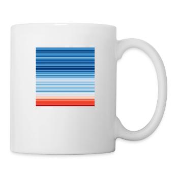 Warming Stripes | Scientists for Future - Mug - white - Right