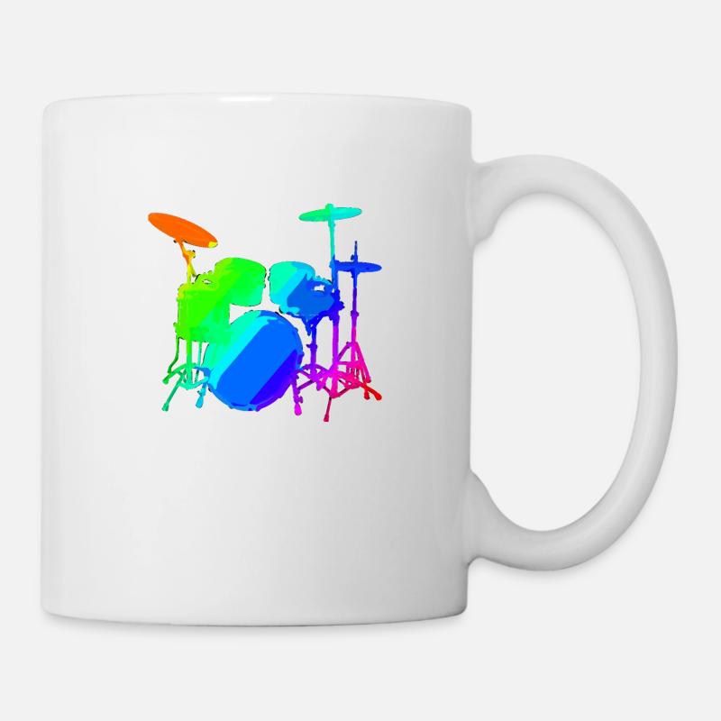 Drums - Mug - white