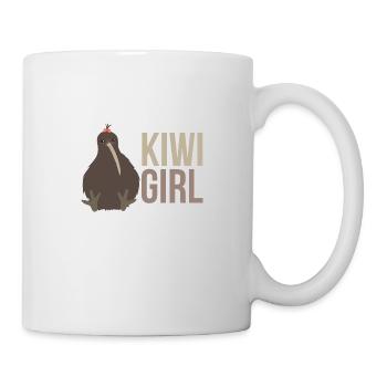 New Zealand Kiwi Girl Partner Look Funny Gift - Mug - white - Right
