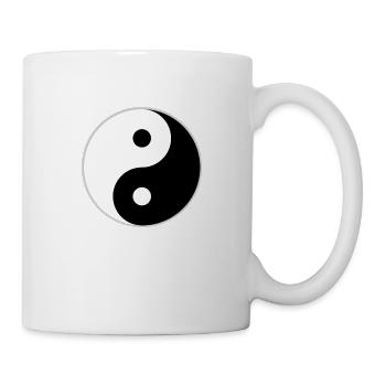 Yin und Yang svg - Tasse - Weiß - Rechts
