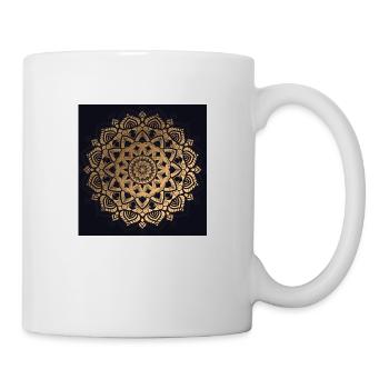 Mandala - Tasse - Weiß - Rechts