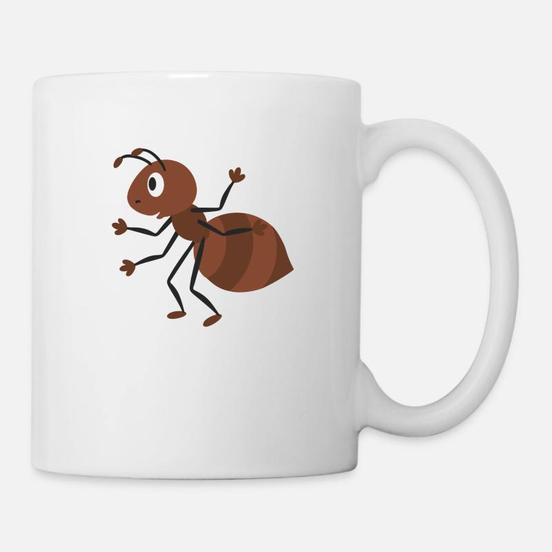 Süße Ameise - Tasse - Weiß