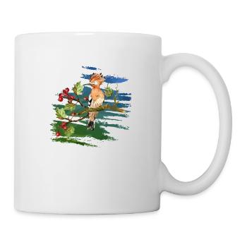 Oiseau - Mug blanc - blanc - Droite