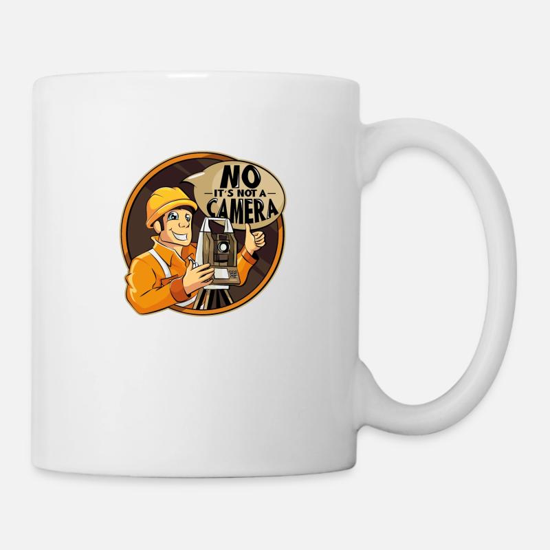 Non, ce n'est pas un géomètre - Mug blanc - blanc