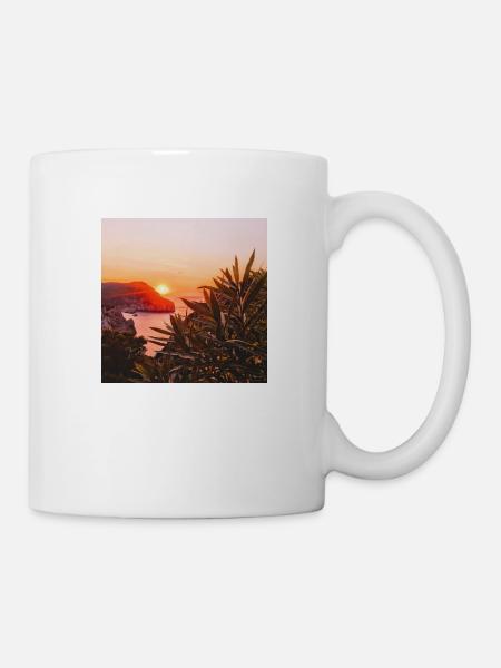 Coucher de soleil à Ibiza - Mug blanc - blanc