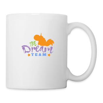 Unicorn The Dream Team Funny gift idea - Mug - white - Right