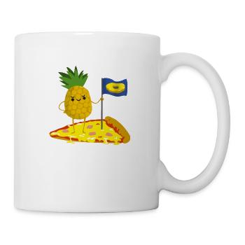 Pizza Hawaii T-Shirt - Mug - white - Right