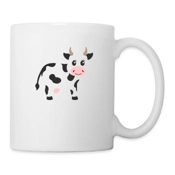 Kuh - Tasse - Weiß - Rechts