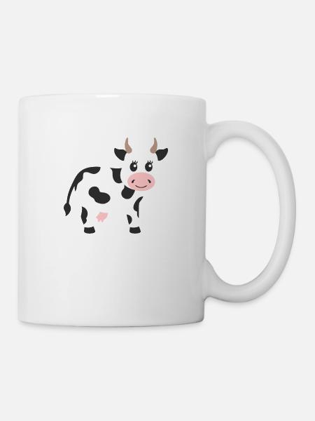 vache - Mug blanc - blanc