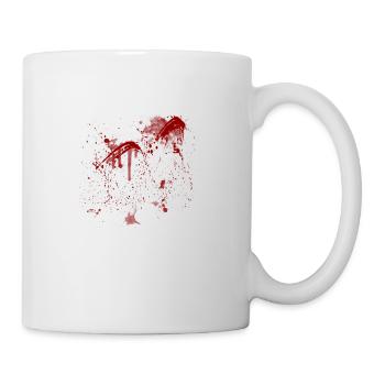 Blood - Blut - Tasse - Weiß - Rechts