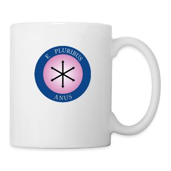 Pluribus Anus - Tasse - Weiß - Rechts