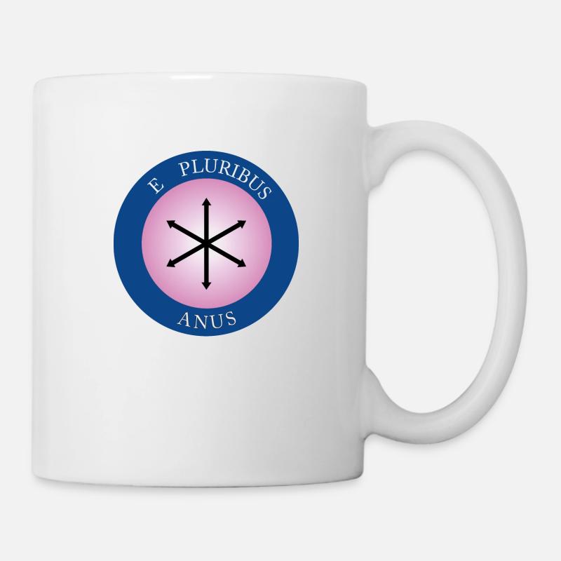Pluribus Anus - Tasse - Weiß