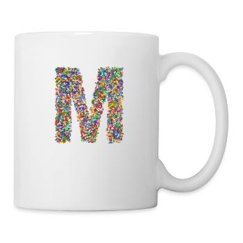M - Tasse - Weiß - Rechts