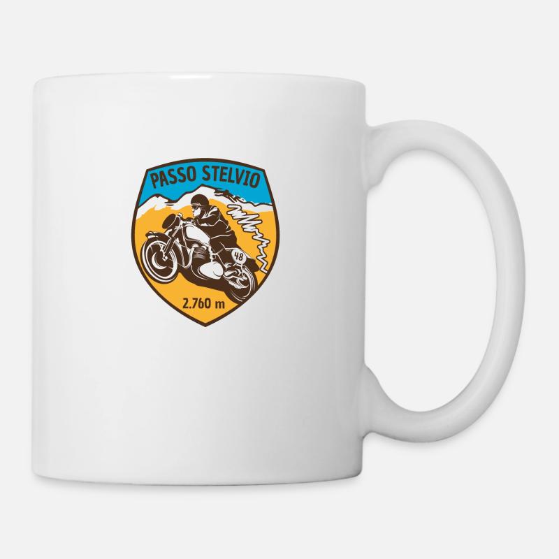 001 stelvio motorcycle i 01 - Mug - white