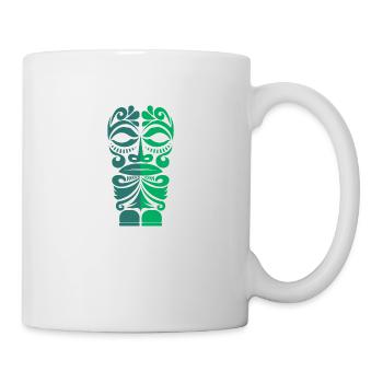 Marquesa's Tiki Polynesian Tribal Tattoo Gift - Mug - white - Right