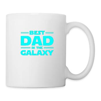 best dad in the galaxy - Mug blanc - blanc - Droite