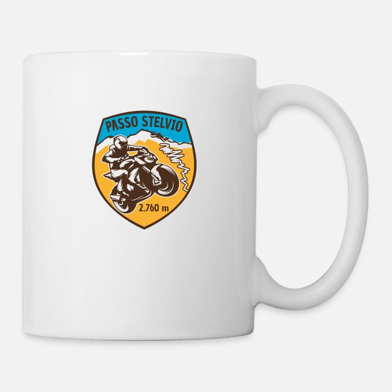 001 stelvio moto i 01 - Tasse - Weiß