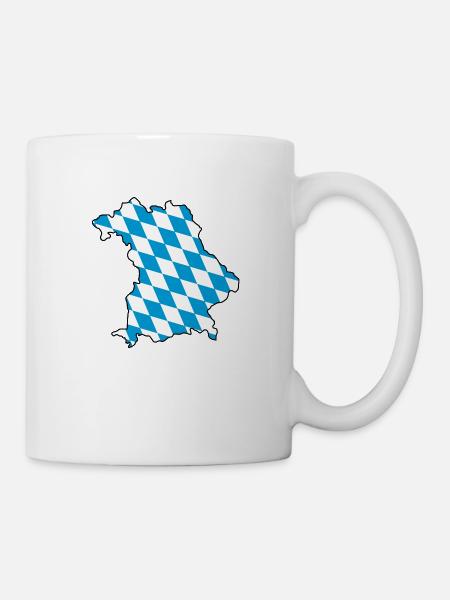 Meine Heimat - Mein Stolz - Bayern - Tasse - Weiß