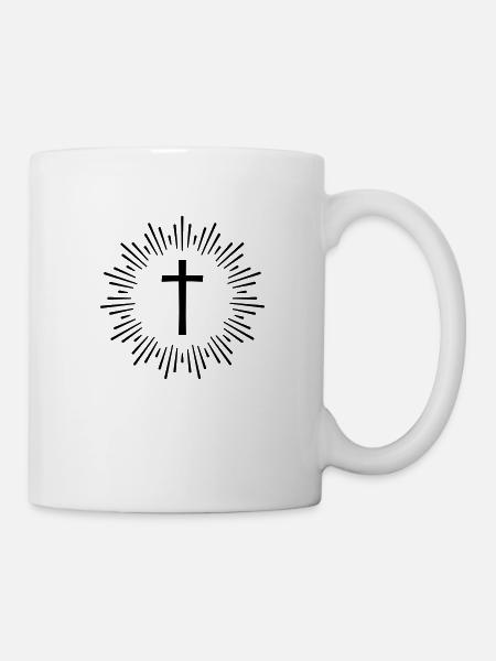 Jesus Kreuz Kirche Ministrant - Tasse - Weiß