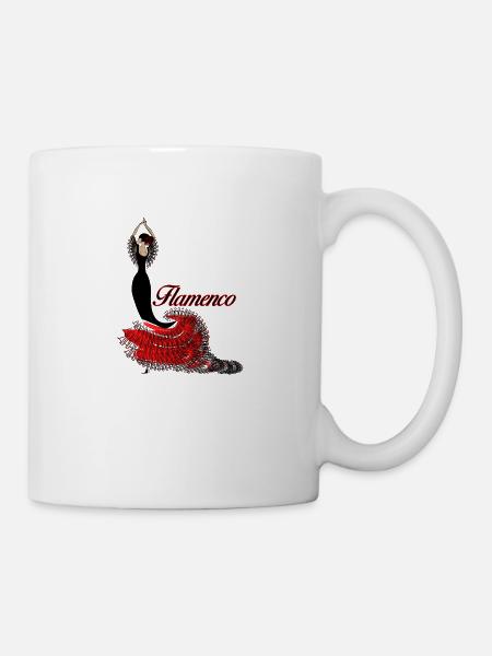 Flamenco Tänzerin 2 - Tasse - Weiß