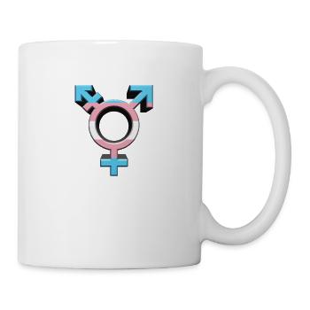 Transgender symbol Transgender flag Trans colors - Mug - white - Right