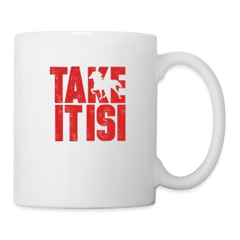 Isländer Islandpferd Reiten Geschenkidee Reiten - Tasse - Weiß - Rechts