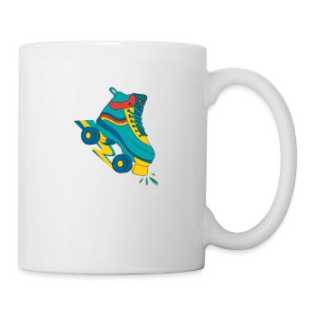 80's, Rollers, 80s, retro, vintage - Mug - white - Right