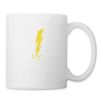 Lightning Thunder Lightning Angry idée cadeau d'avertissement - Mug blanc - blanc - Droite
