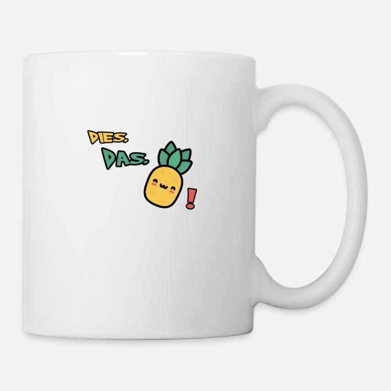 Dias Das Ananas - Tasse - Weiß