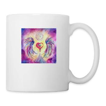 Herzengel der Vielfalt - Tasse - Weiß - Rechts